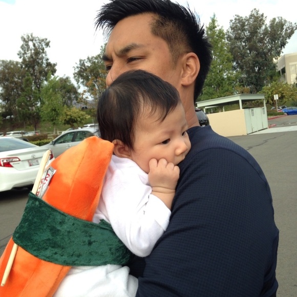 3 left Sushi costume baby. Salmon sake with belt. - Picture 1 of 4